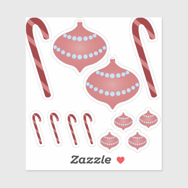 Preppy Christmas Sticker (Sheet)