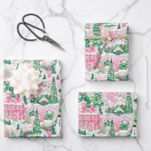 Preppy Christmas Wrapping Paper