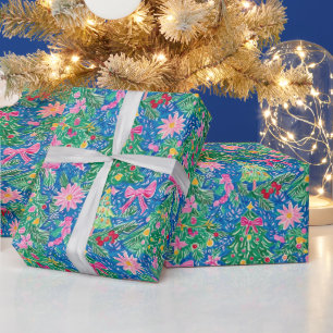 Preppy Christmas Wrapping Paper