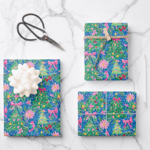 Preppy Christmas Wrapping Paper