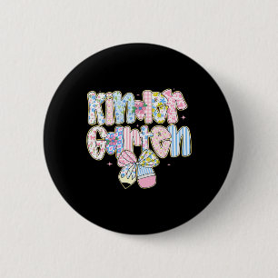 Preppy Ck To School Floral Kindergarten Coquette G Button
