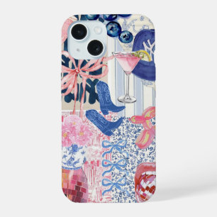 Preppy Collage, Trendy Summer Collage Phone case