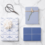 Preppy Coquette Bow Dusty Blue Line Drawn Wrapping Wrapping Paper Sheets<br><div class="desc">Preppy Coquette Bow Dusty Blue Line Drawn Wrapping Paper Sheets</div>