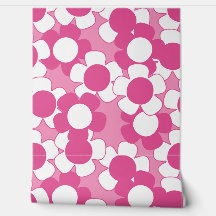 Preppy Daisy Allover Bloom – Hot Pink & Pink