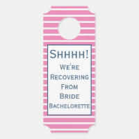 Preppy Door Hanger For Bachelorette Party