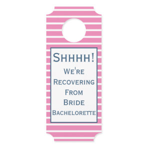 Preppy Door Hanger For Bachelorette Party