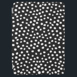 Preppy Dots Modern Black White Animal Print Spots iPad Air Cover<br><div class="desc">Animal Print - Black And White Dalmatian Dots.</div>