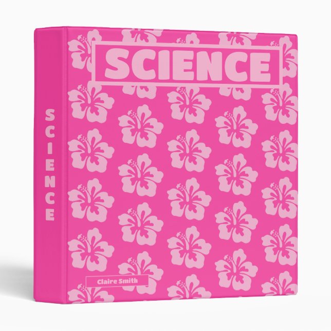 Preppy Flower Binder (Front/Spine)