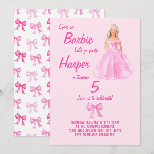 Preppy Girl Doll Birthday Coquette