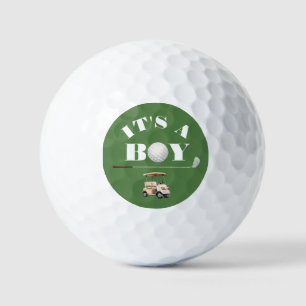 Preppy Golf Boy Baby Shower Balls