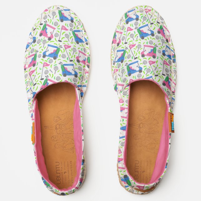 Preppy Golf Espadrilles (Front)