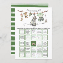 Preppy Golf Find the Guest BINGO  Invitation