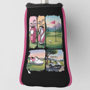 Preppy Golf Funny Golfing Lover Season Tournament Head Cover