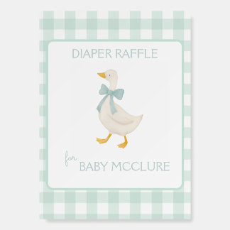 Preppy Goose Baby Shower Diaper Raffle Foam Board