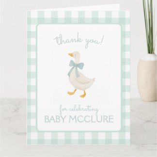 Preppy Goose Thank You Card
