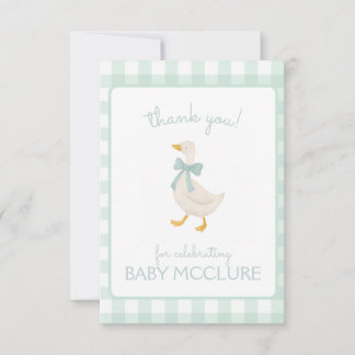 Preppy Goose Thank You Card