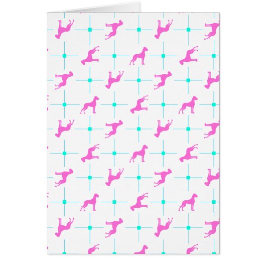 Preppy Great Dane Cards (Front)