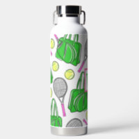 Water Bottle - Preppy Tennis