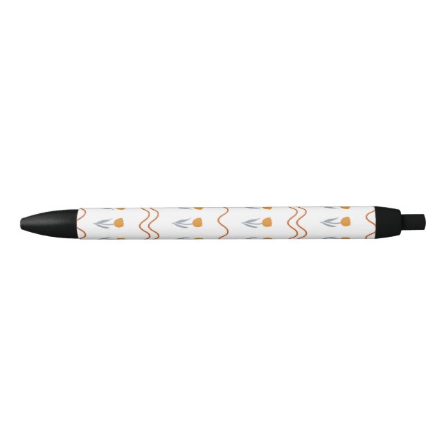 Preppy Groovy Stripe Tulip Flower Pattern  Pen (Front)
