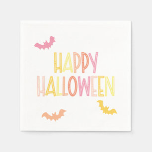 Preppy Happy Halloween Party Napkins