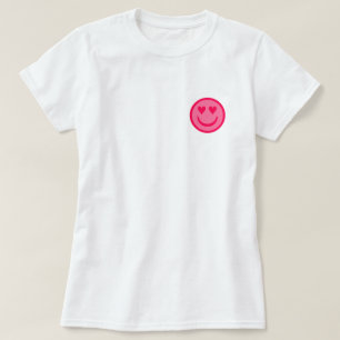 Preppy Heart Happy Face T-Shirt