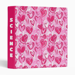 Preppy Hearts Binder