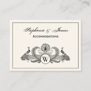 Preppy Heraldic Pineapple Coat of Arms Crest Business Card