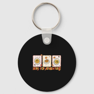 Preppy Here For Deviled Eggs Thanksgiving Men Wome Keychain