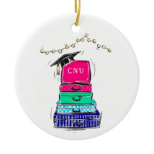Preppy High School Graduation College Suitcase