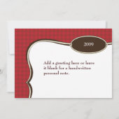 Preppy Houndstooth in Red (Back)