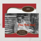 Preppy Houndstooth in Red (Front/Back)