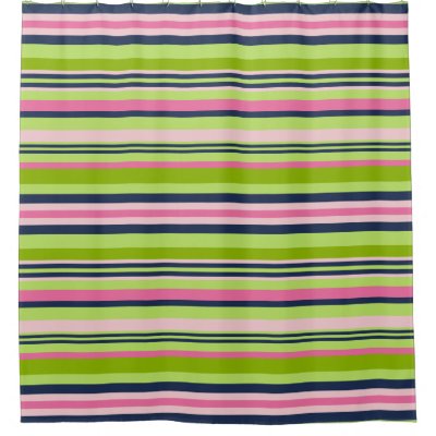 Blue Gray Turkish Stripe Shower Curtain | Zazzle Blue Gray Turkish Stripe Shower Curtain | Zazzle