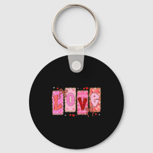 Preppy Love Valentine Nk Coquette Bow Girl Women K Keychain