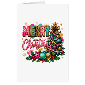 Preppy Merry Christmas Card