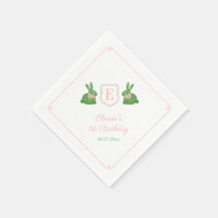 Preppy Monogram Spring Birthday Party For Girl