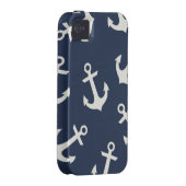 Preppy Nautical Anchor  IPHONE 4 4S Case Cover (Back/Right)