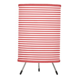 Preppy Nautical Red & White Striped