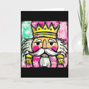 Preppy Nutcracker Christmas Girly Xmas Costume Kid Card