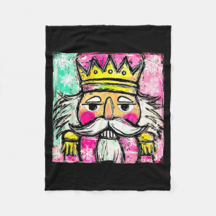 Preppy Nutcracker Christmas Girly Xmas Costume Kid Fleece Blanket