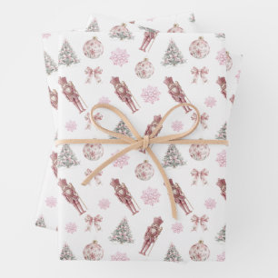 Preppy Nutcracker Christmas Wrapping Paper