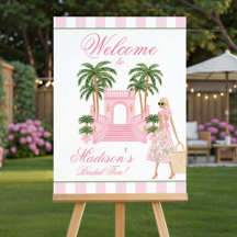 Preppy Palm Beach Cabana Bridal Tea or Shower