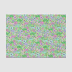 Preppy Palm Beach Print Pink and Green Camels Tissue Paper