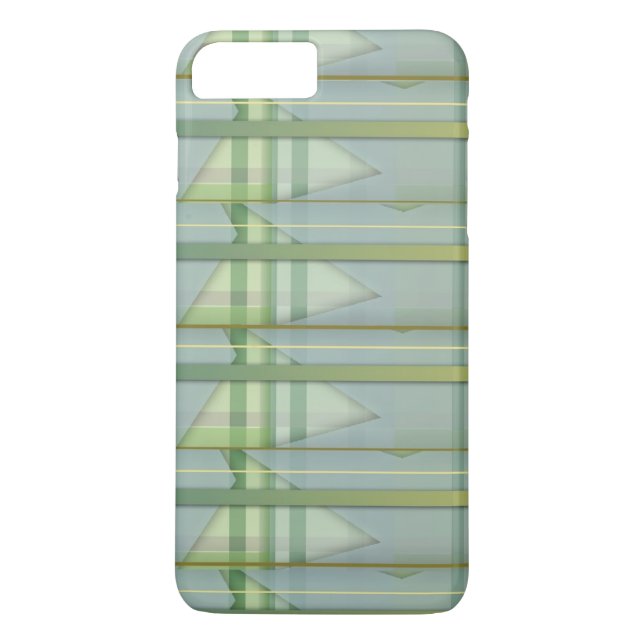 Preppy Pastel Plaid Soft Colors Iphone Case (Back)