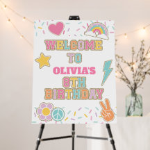 Preppy Patch 8th Birthday Welcome