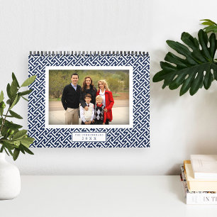 Preppy Patterns Monthly Photo Calendar