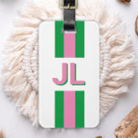 Preppy Personalized Initial Luggage Tag<br><div class="desc">My Preppy Personalized Initial Luggage Tags make finding your luggage a breeze. Personalize with initials for a unique gift.</div>