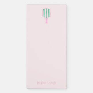 Preppy Personalized Pickleball Notepad