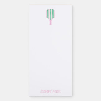 Preppy Personalized Pickleball Notepad