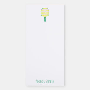 Preppy Personalized Pickleball Notepad