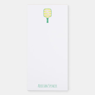 Preppy Personalized Pickleball Notepad